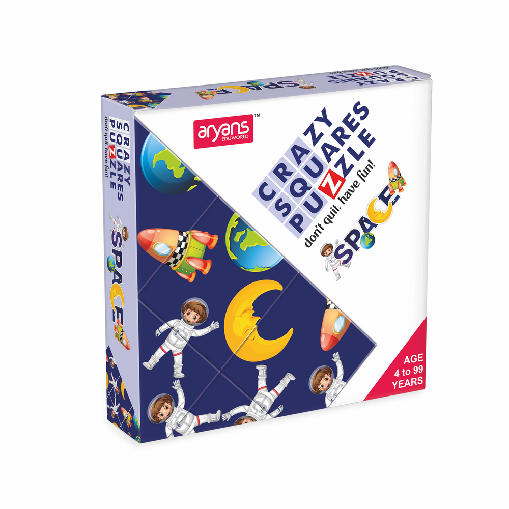 Crazy squares Puzzles Don’t quit have fun Puzzle sets for kids from 4 years old and above