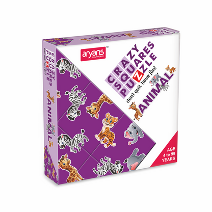 Crazy squares Puzzles Don’t quit have fun Puzzle sets for kids from 4 years old and above