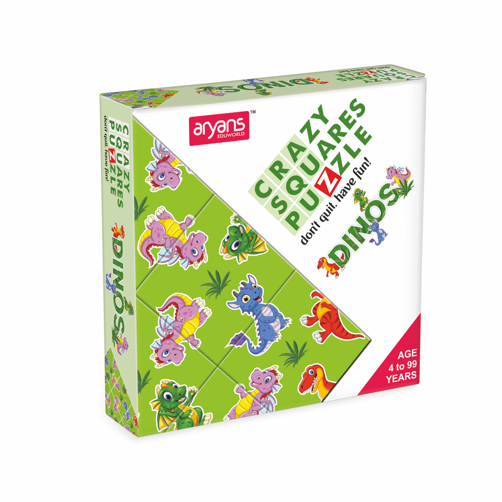 Crazy squares Puzzles Don’t quit have fun Puzzle sets for kids from 4 years old and above