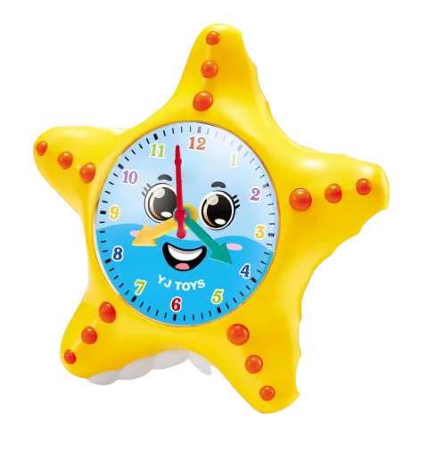 Kids learning clock toys electric walking obstacle avoidance teaching clock with light educational toys