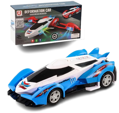 Transforming Toy Car with Light and Sound Race for Boys Girls Age 3 Year above Old