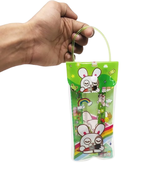 Bunny themed Stationery Kit Set in a Fancy Bag for Kids return gifts