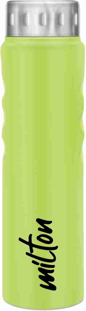 MILTON Stream 1000 Stainless Steel Water Bottle,Light Green 1030 ml Bottle Pack of 1,Light Weight,single walled,Stainless steel,Green