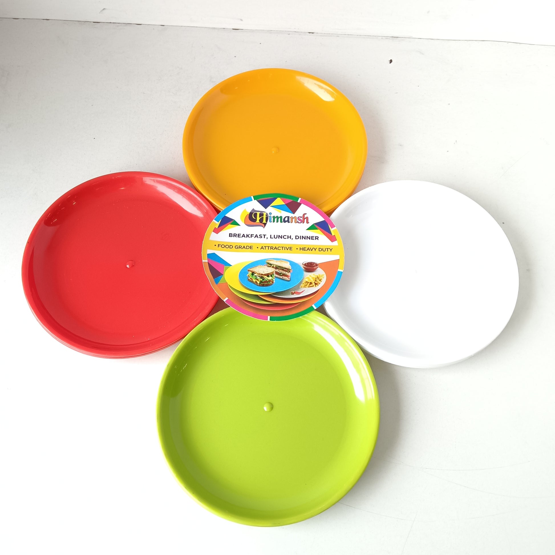 Breakfast and snacks plates 12 pieces set