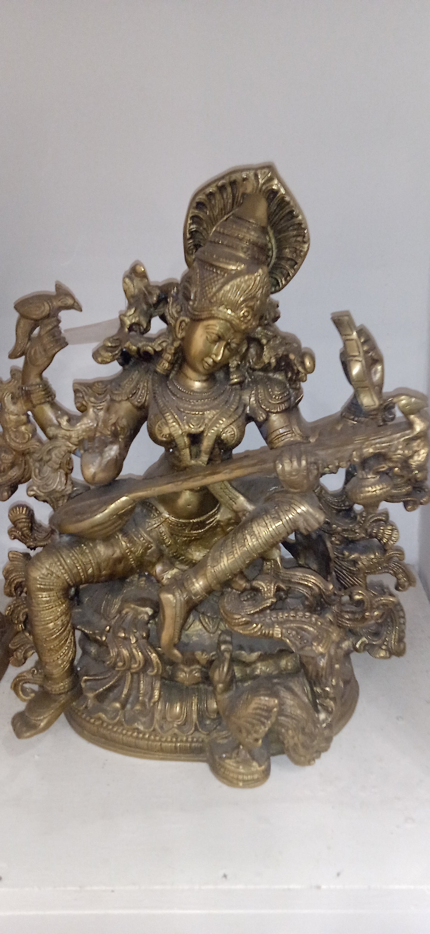 brass saraswathi