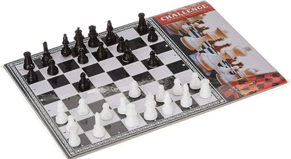 Magnetic Challenge Chess Set Magnetic Pieces and Extra Queens for 2 Players Kids and Adults