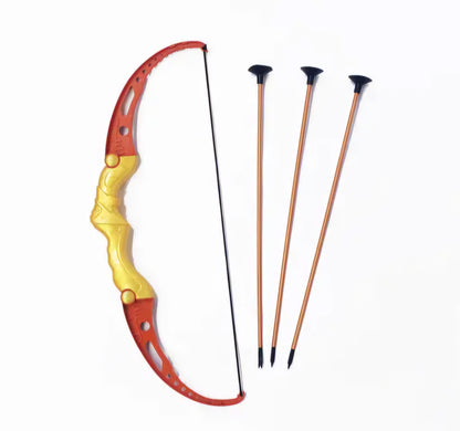 Eklavya Bow and Arrow archery Set with 3 Suction Cup Tip Arrows Target Game Toy Set for Kids