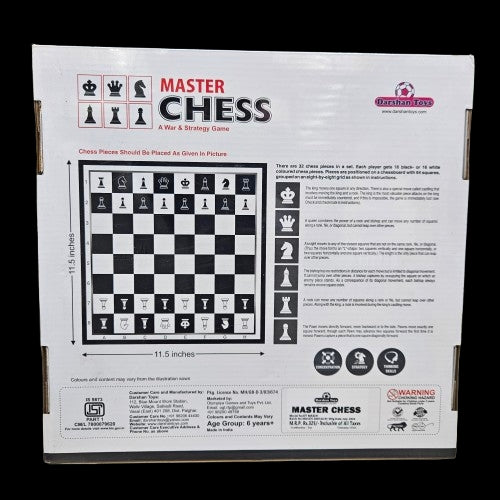 The Master Chess Board Game to activate train your left brain and to improve knowledge For all ages