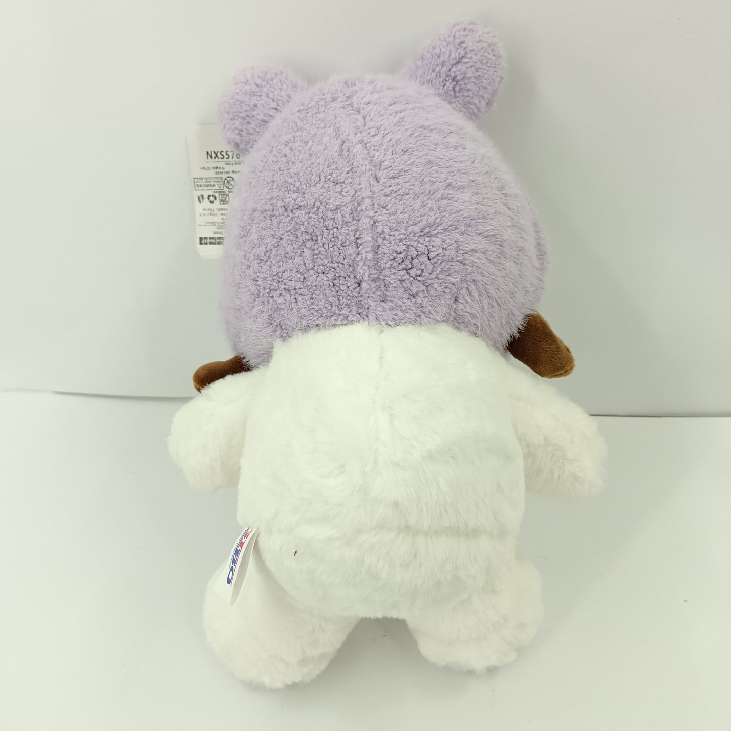 Cute rabbit dressed baby girl soft toy