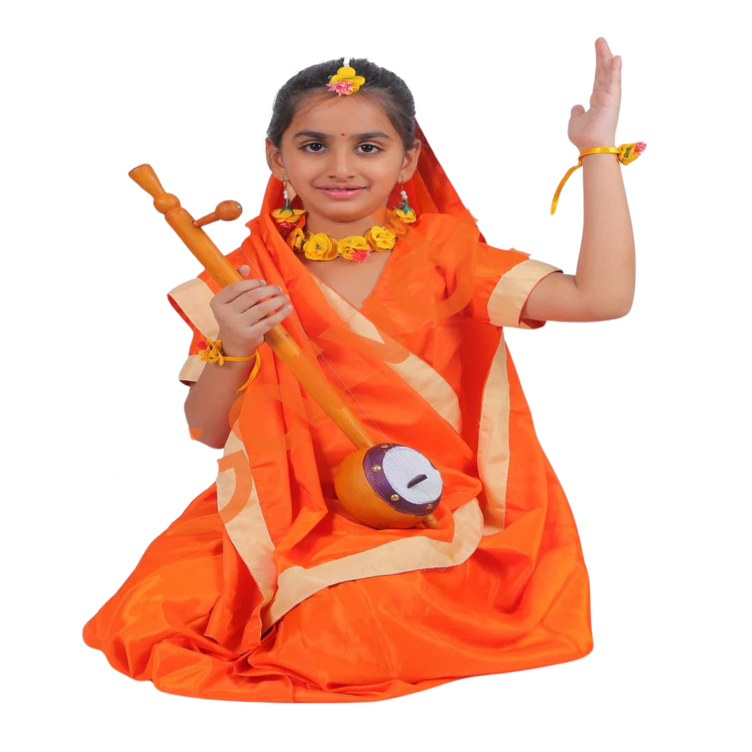 Meera ji Readymade Saree with blouse - 4-6 Years/24 no