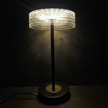 Portable Table Lamp Warm light Rechargeable Metal Lamp for Bedroom to bring classy elegant look