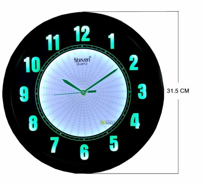 ROUND LED WALL CLOCK 12001