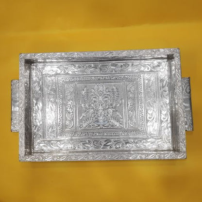 Silver Glass tray