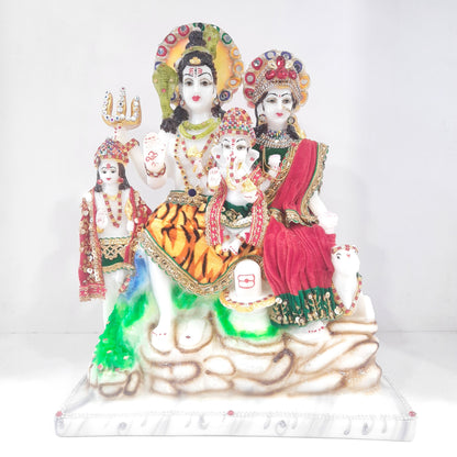 Shiva family showpiece