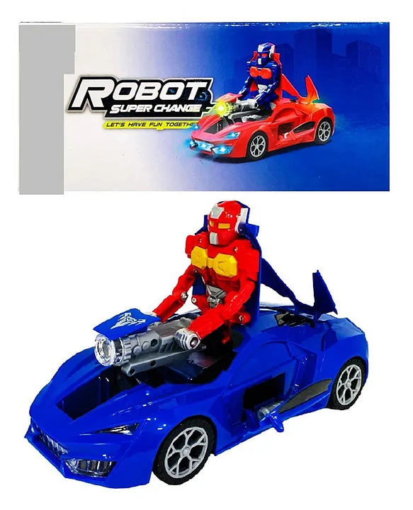 Transforming Toy Car with Light and Sound Race for Boys Girls Age 3 Year above Old kids