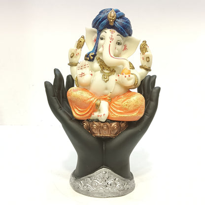 Ganesh in hands idol