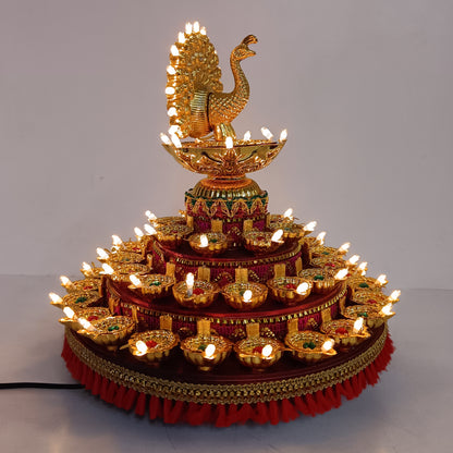 LED DIYA REVOLVING STAND