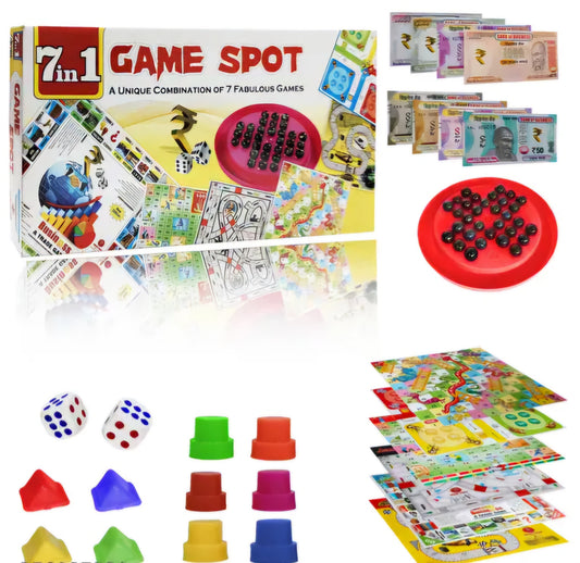 A Unique Combination Of 7 Fabulous Games Game spot 7in1 Activity games set