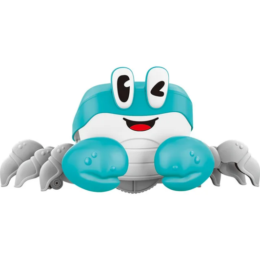 crawling crab electric baby light toy interactive education learning toy walk dance move for kids