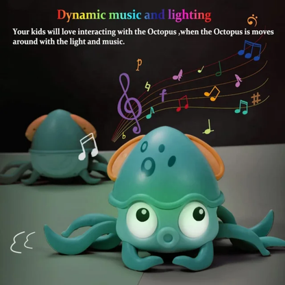 Octopus electric induction toy