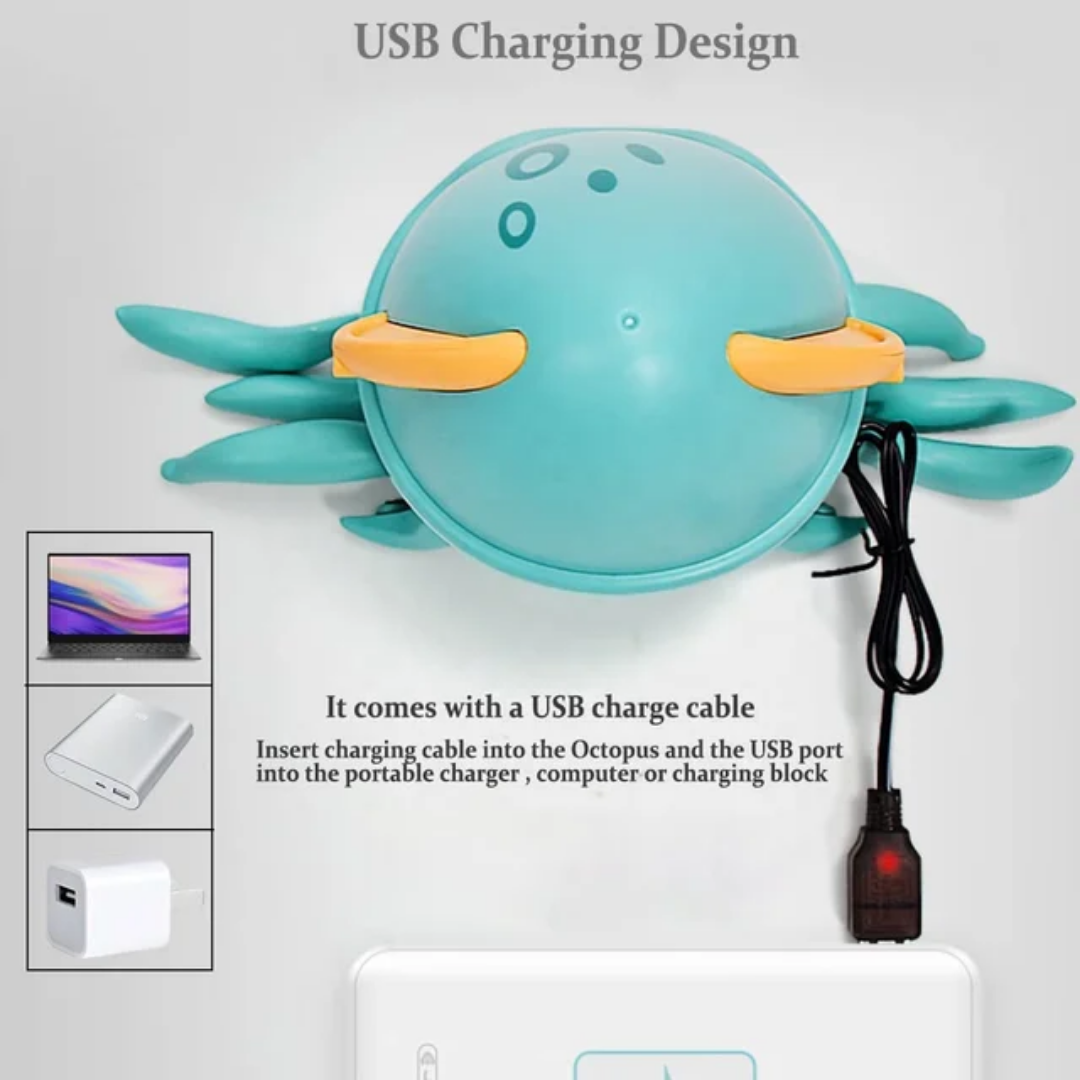 Octopus electric induction toy