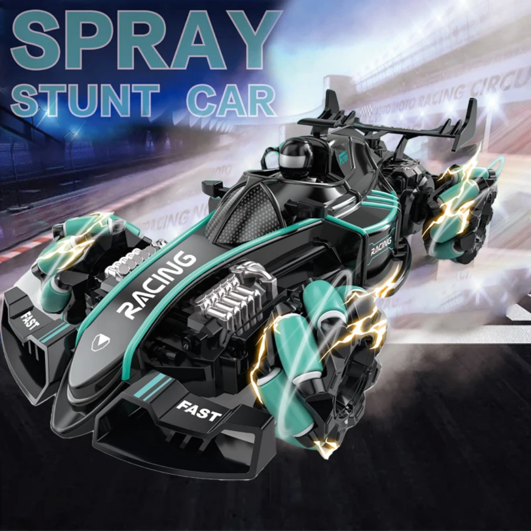 Cool Style Hight Speed Racing 360 Degree Spinning Interactive Rc Stunt Drift Car Toys With Spray Light Sound For Boys Gift