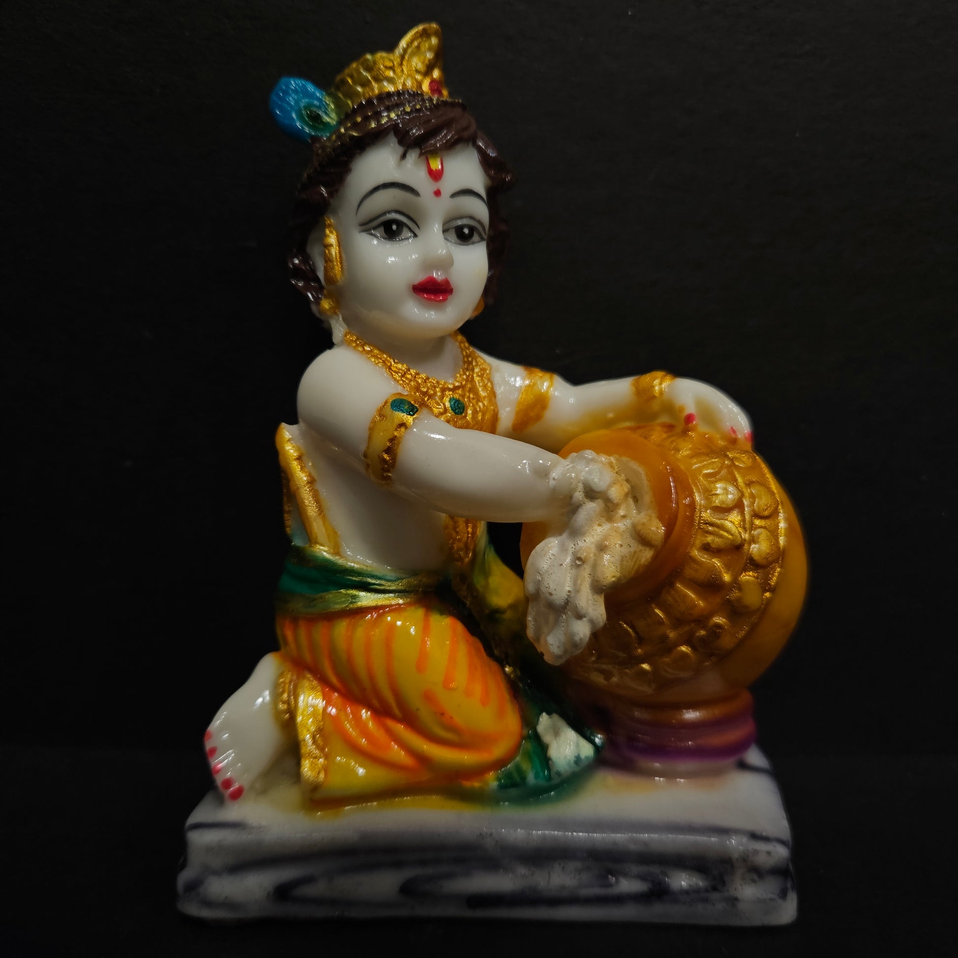 Lord Krishna Statue for Home Mandir Pooja Room Office Gift Lord Krishna statue showpiece Figurine