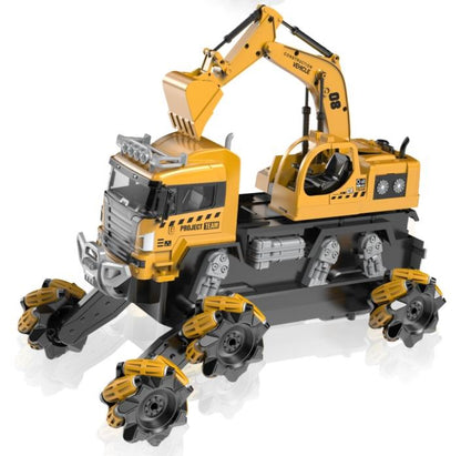 Wheels RC stunt construction vehicle