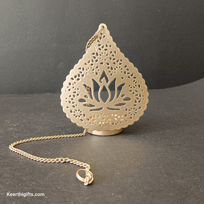 2 piece set Lotus hanging candle stand