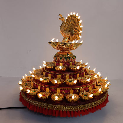 LED DIYA REVOLVING STAND