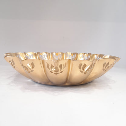 Decorative Vivid Lotus Urli Bowl for diwali