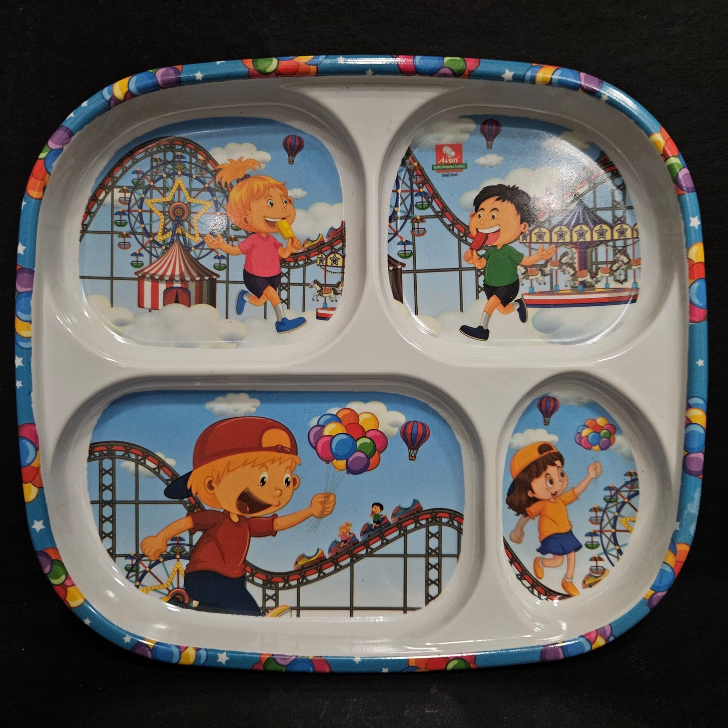 Indian Rectangular Shaped Platters With Cartoon Characters Design for your Home dinning room to give elgent look to your dinning tables perfect for everyday use