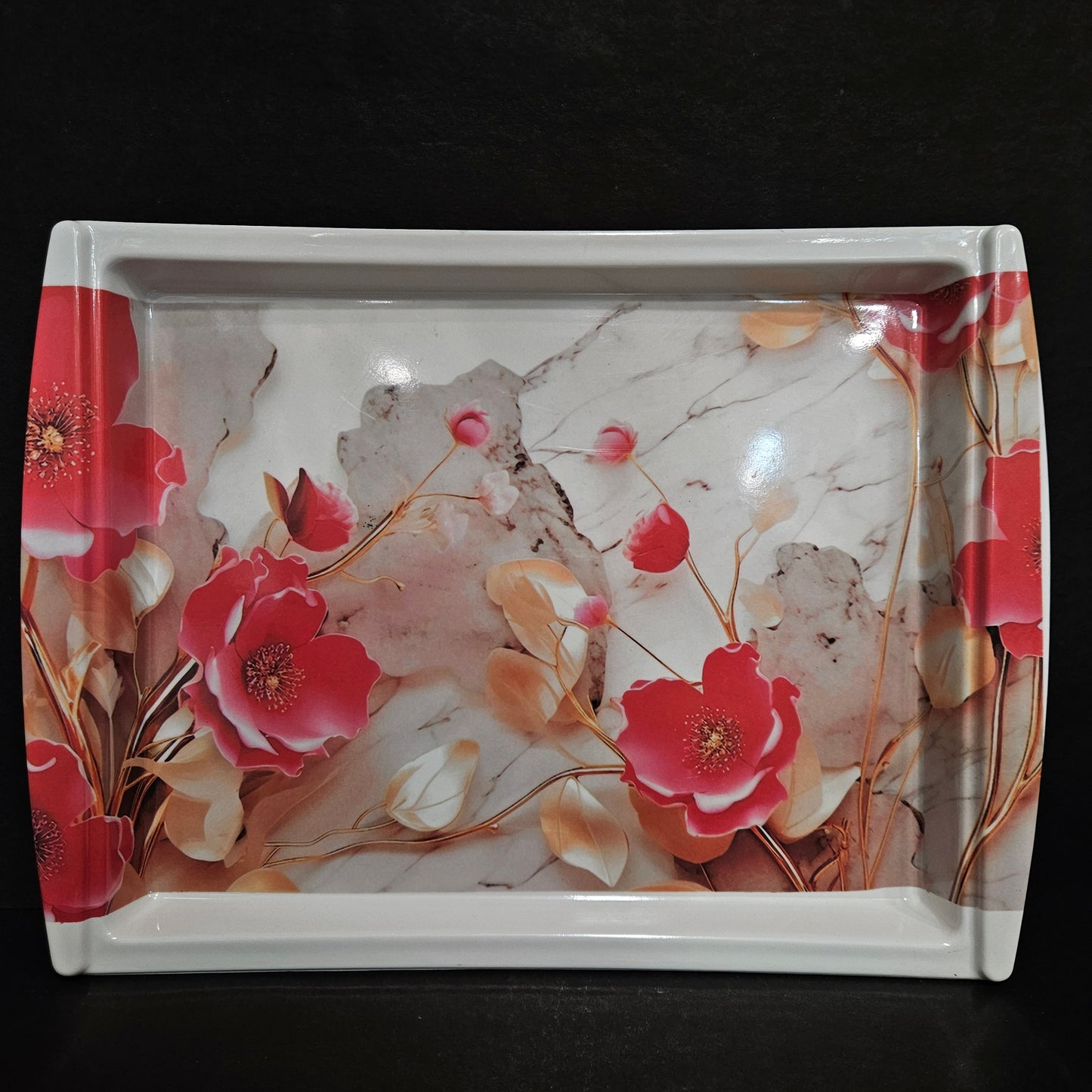 Melamie serving tray Rectangular Shaped Platter Tray for your Home dinning room to give elgent look to your dinning tables perfect for everyday use