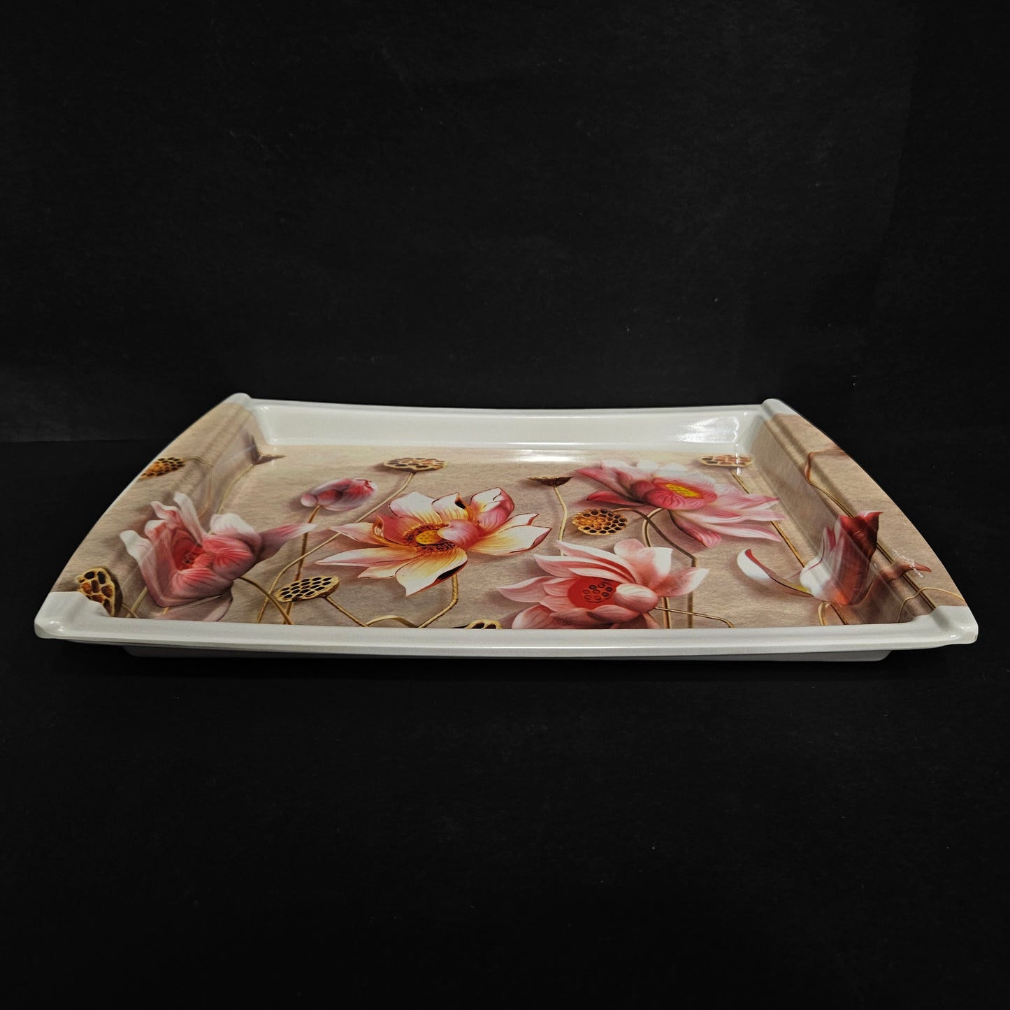 Melamie serving tray Rectangular Shaped Platter Tray for your Home dinning room to give elgent look to your dinning tables perfect for everyday use