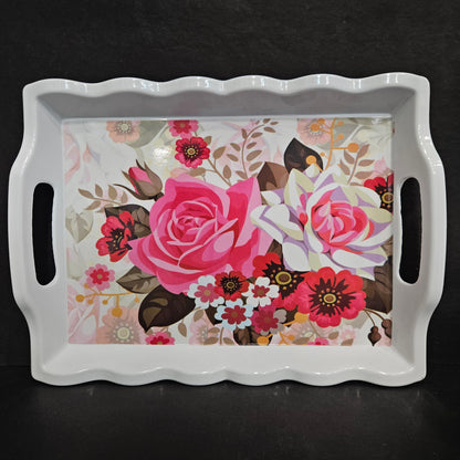 Melamie serving tray Rectangular Shaped Platter Tray for your Home dinning room to give elgent look to your dinning tables perfect for everyday use