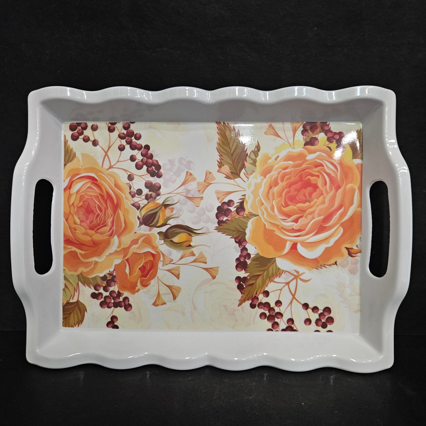 Melamie serving tray Rectangular Shaped Platter Tray for your Home dinning room to give elgent look to your dinning tables perfect for everyday use