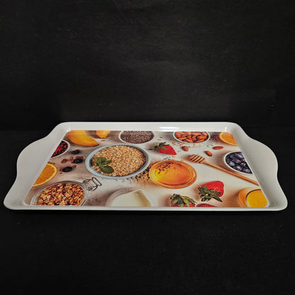 Melamie serving tray Rectangular Shaped Platter Tray for your Home dinning room to give elgent look to your dinning tables perfect for everyday use