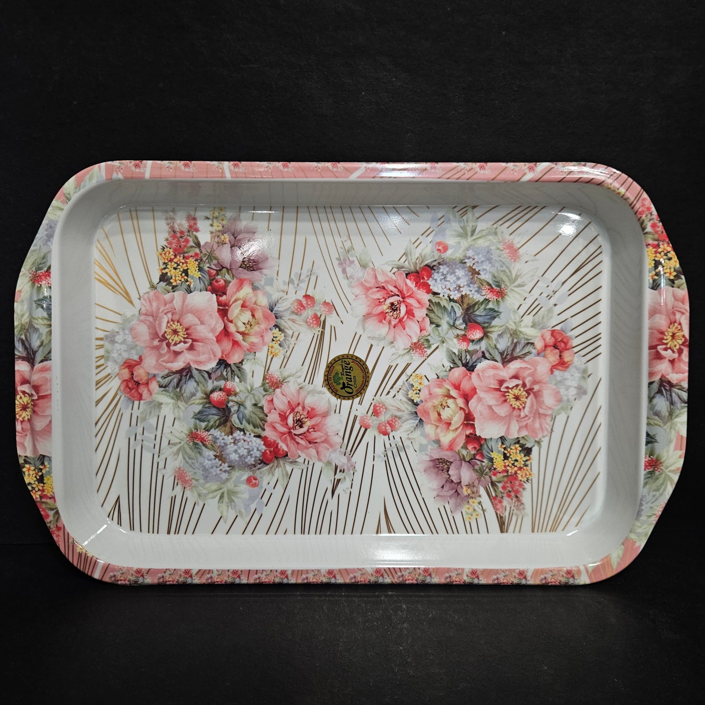 Melamie serving tray Rectangular Shaped Platter designer Tray for your Home dinning room to give elgent look to your dinning tables perfect for everyday use