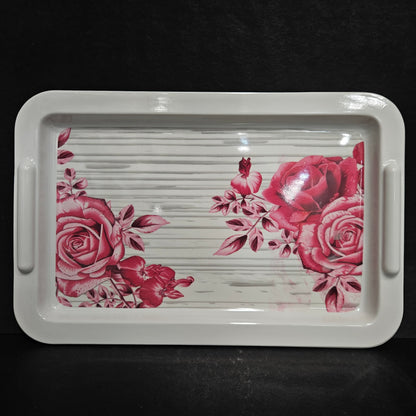 Melamie serving tray Rectangular Shaped Platter designer Tray for your Home dinning room to give elgent look to your dinning tables perfect for everyday use