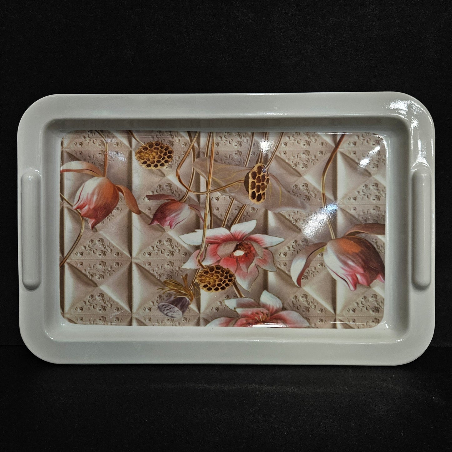 Melamie serving tray Rectangular Shaped Platter designer Tray for your Home dinning room to give elgent look to your dinning tables perfect for everyday use