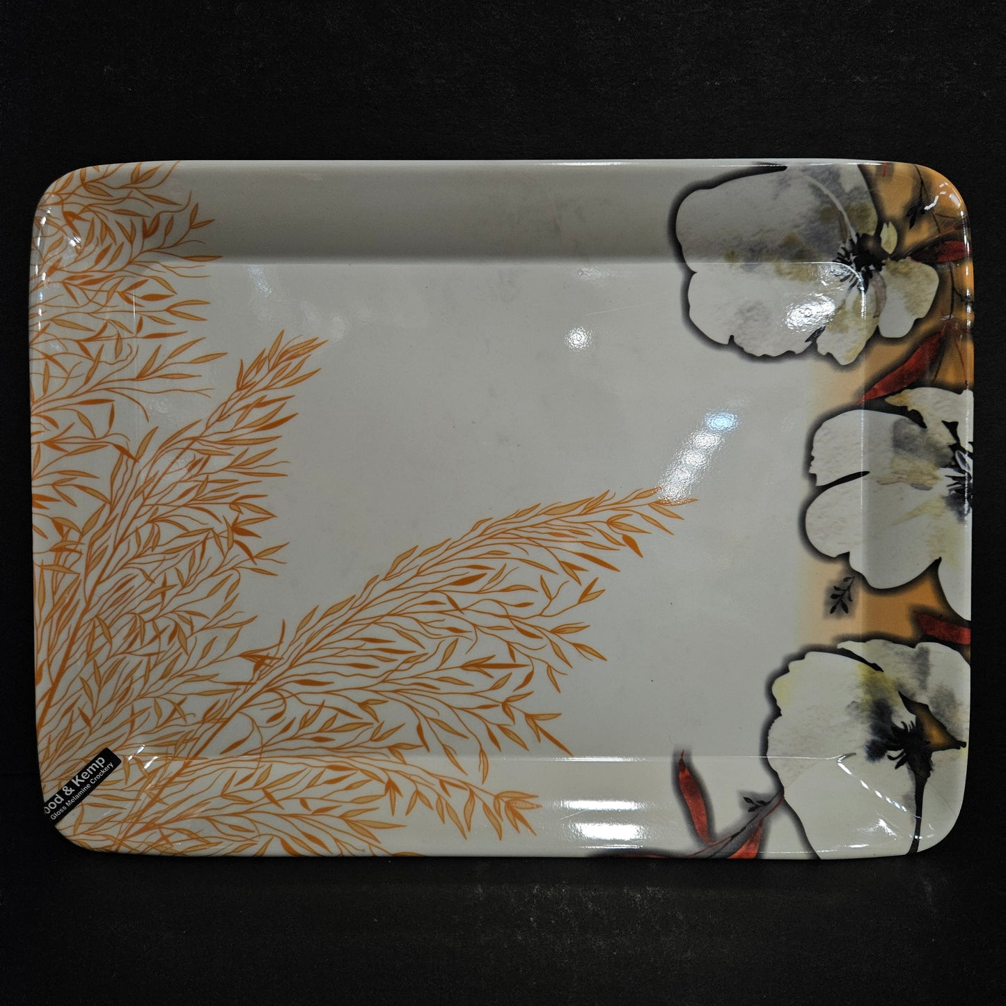 Melamie serving tray Rectangular Shaped Platter designer Tray for your Home dinning room to give elgent look to your dinning tables perfect for everyday use