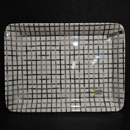 Melamie serving tray Rectangular Shaped Platter designer Tray for your Home dinning room to give elgent look to your dinning tables perfect for everyday use