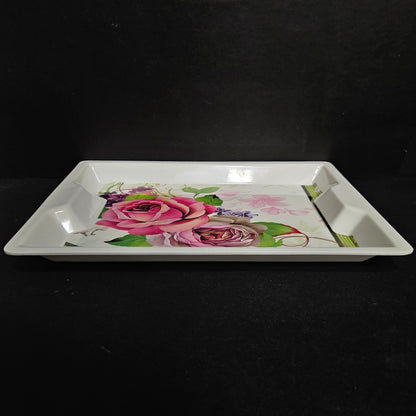 Melamie serving tray Rectangular Shaped Platter designer Tray for your Home dinning room to give elgent look to your dinning tables perfect for everyday use