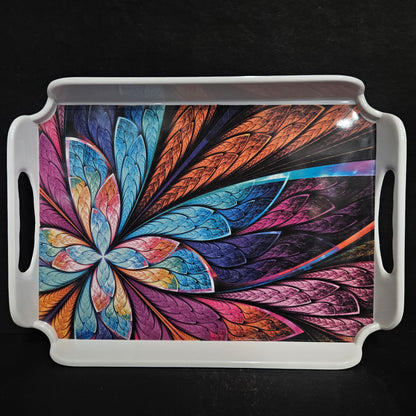 Melamie serving tray Rectangular Shaped Platter designer Tray for your Home dinning room to give elgent look to your dinning tables perfect for everyday use