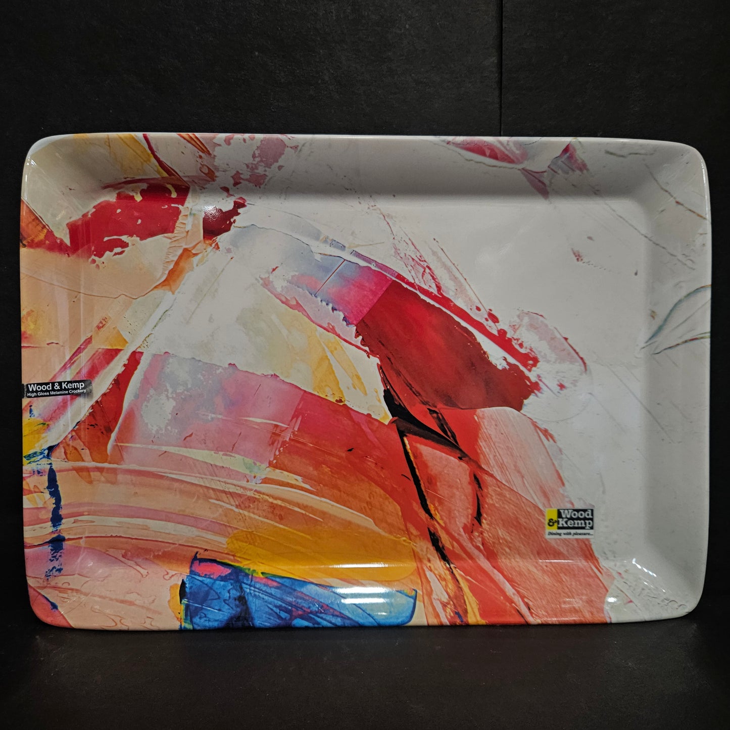 Melamie serving tray Rectangular Shaped Platter designer Tray for your Home dinning room to give elgent look to your dinning tables perfect for everyday use