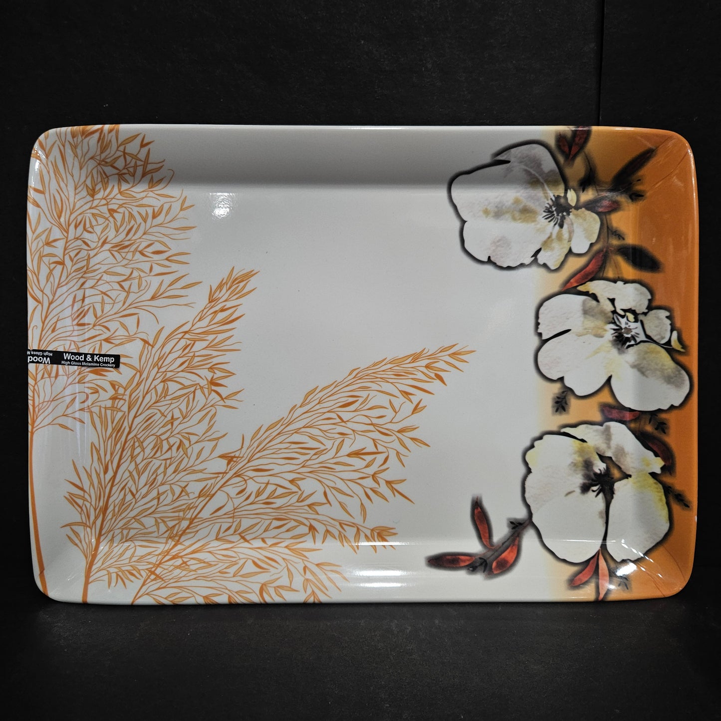 Melamie serving tray Rectangular Shaped Platter designer Tray for your Home dinning room to give elgent look to your dinning tables perfect for everyday use