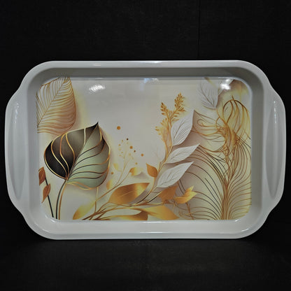 Melamie serving tray Rectangular Shaped Platter designer Tray for your Home dinning room to give elgent look to your dinning tables perfect for everyday use