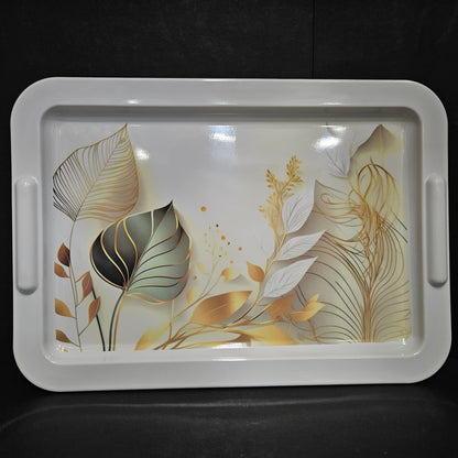 Melamie serving tray Rectangular Shaped Platter designer Tray for your Home dinning room to give elgent look to your dinning tables perfect for everyday use