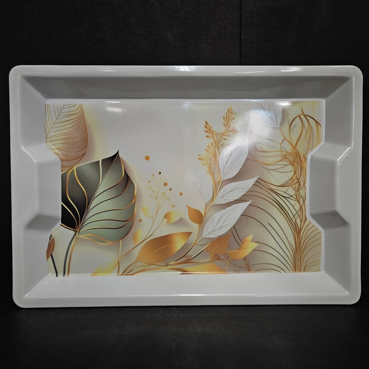 Melamie serving tray Rectangular Shaped Platter designer Tray for your Home dinning room to give elgent look to your dinning tables perfect for everyday use