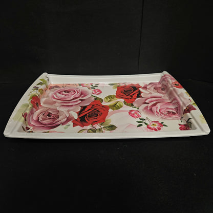 Melamie serving tray Rectangular Shaped Platter designer Tray for your Home dinning room to give elgent look to your dinning tables perfect for everyday use